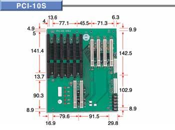 PCI-10S Backplane