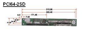 PCI64-2SD Backplane